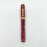 Wahl-Eversharp Decoband Oversize Red Cosmos Fountain Pen - Flexible Medium 14kt Gold Nib