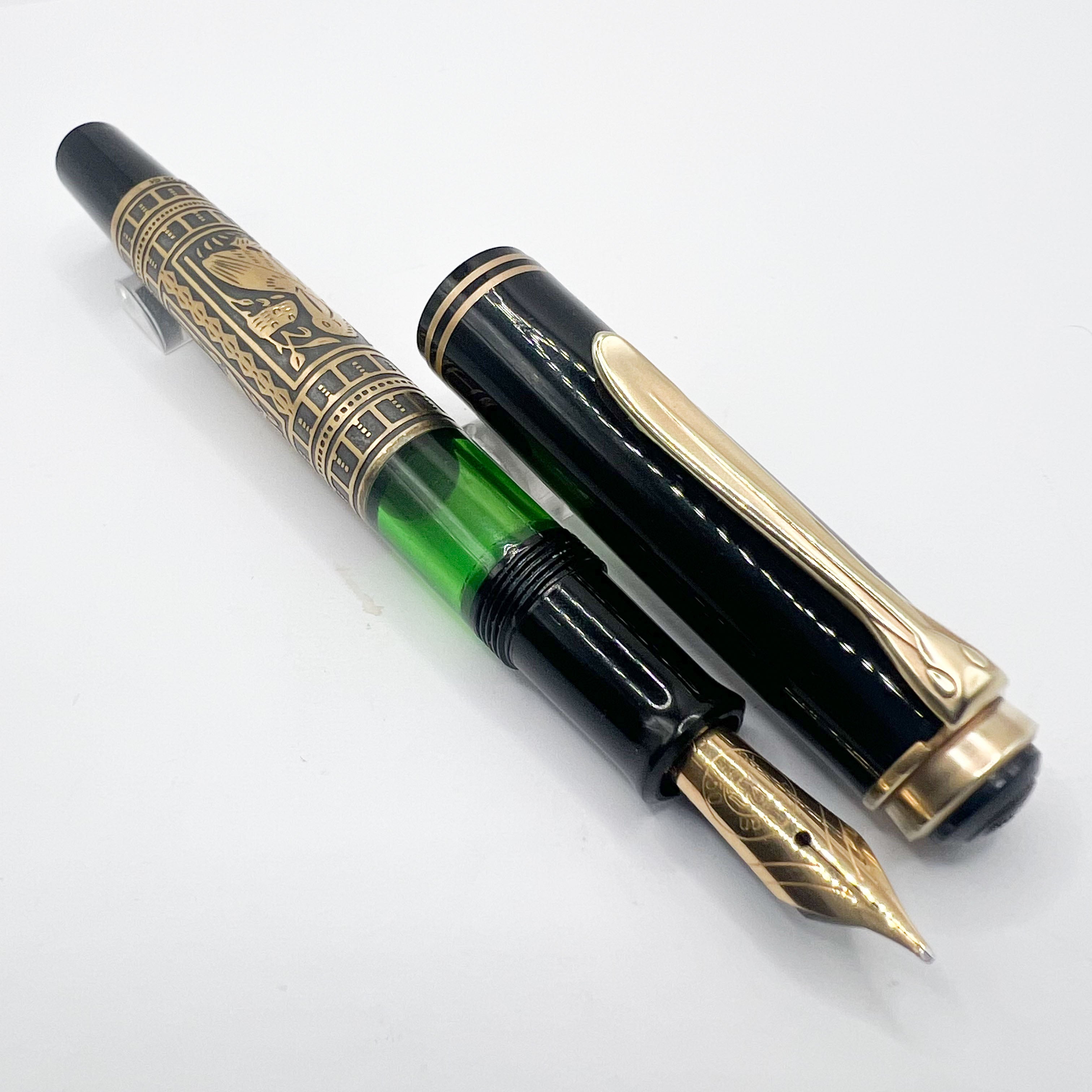 Pelikan M700 Toledo Fountain Pen - Medium 18kt Gold Nib – Fountain