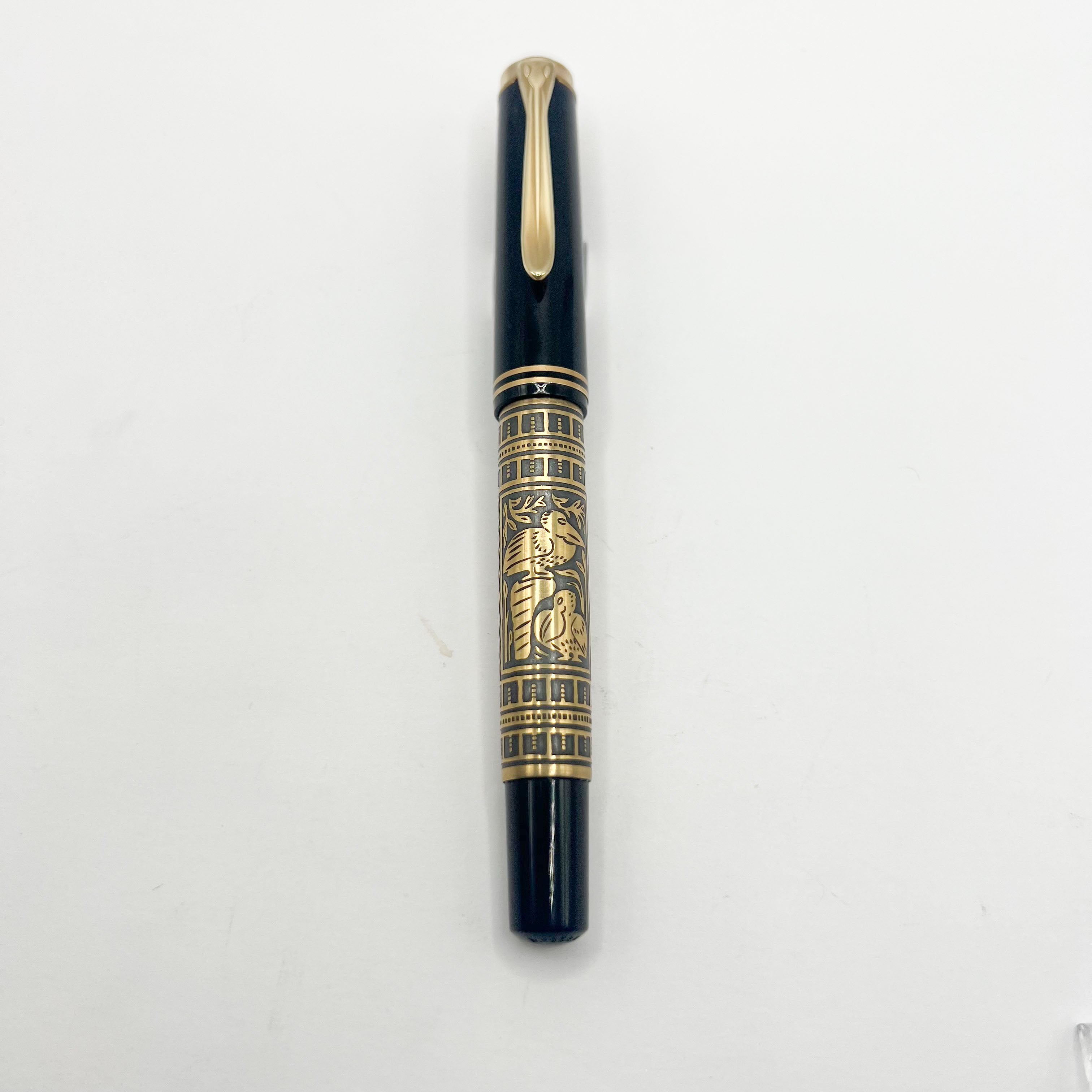 Pelikan M700 Toledo Fountain Pen - Medium 18kt Gold Nib – Fountain