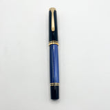 Pelikan Early R800 Blue Striped/Black Cap Rollerball