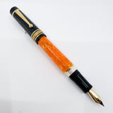 Maiora Mytho K Origine (Orange & Black) Fountain Pen   -  Medium 14kt Gold Nib