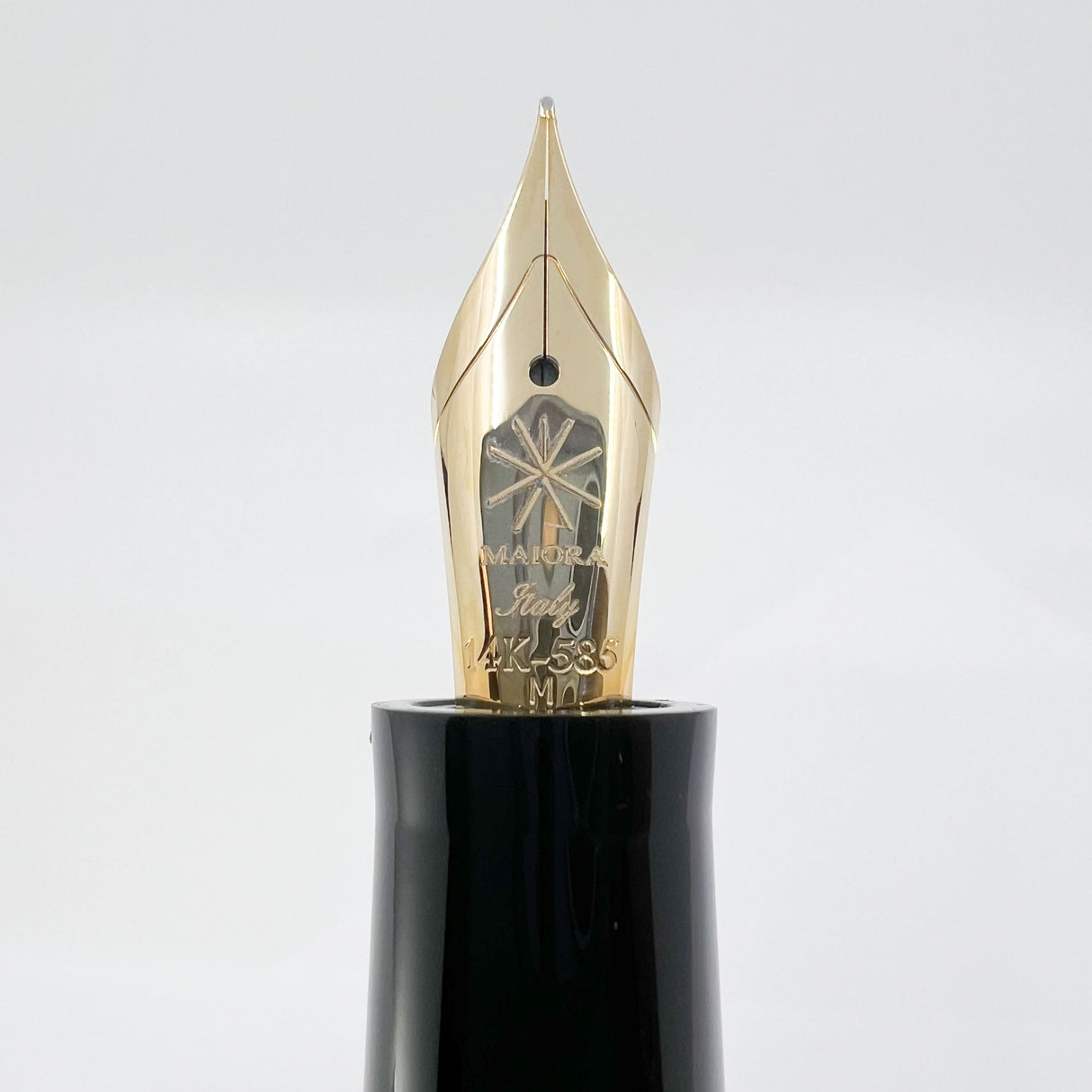 Maiora Mytho K Origine (Orange & Black) Fountain Pen   -  Medium 14kt Gold Nib