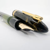 Conklin Nozac Green Saft Celluloid Fountain Pen – Legacy Collection Limited Edition - Flexible Medium 14kt Gold Nib
