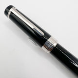 Cartier Pasha Black Resin & Platinum-Plated Trim Fountain Pen - Medium 18kt Gold Nib