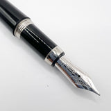 Cartier Pasha Black Resin & Platinum-Plated Trim Fountain Pen - Medium 18kt Gold Nib