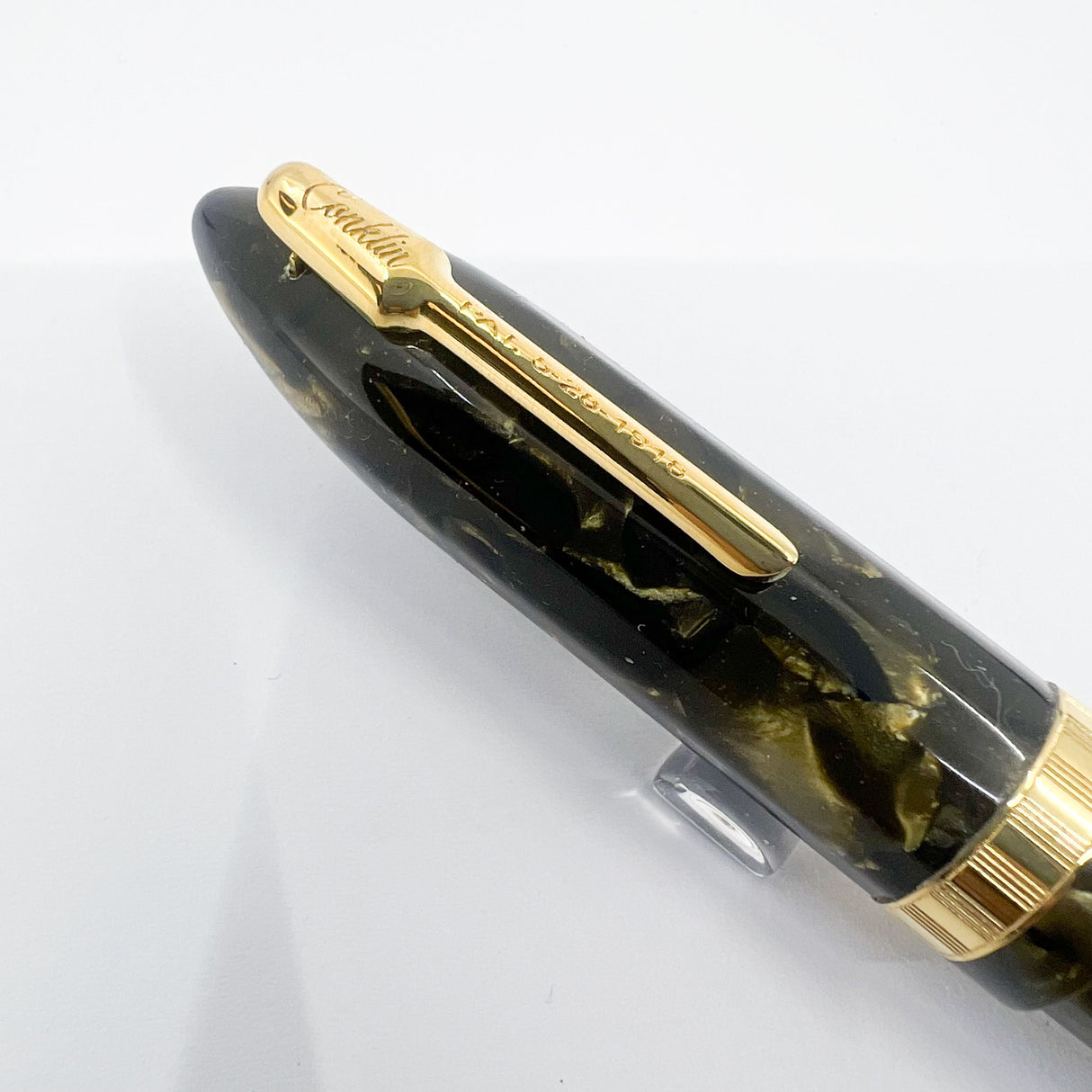 Conklin Nozac Green Saft Celluloid Fountain Pen – Legacy Collection Limited Edition - Flexible Medium 14kt Gold Nib