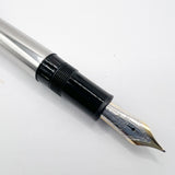Montblanc Meisterstuck LeGrand Solitaire Carbon Steel #146 Fountain Pen - Medium 18kt Gold Nib