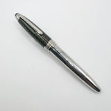 Montblanc Meisterstuck LeGrand Solitaire Carbon Steel #146 Fountain Pen - Medium 18kt Gold Nib