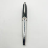 Montblanc Meisterstuck LeGrand Solitaire Carbon Steel #146 Fountain Pen - Medium 18kt Gold Nib