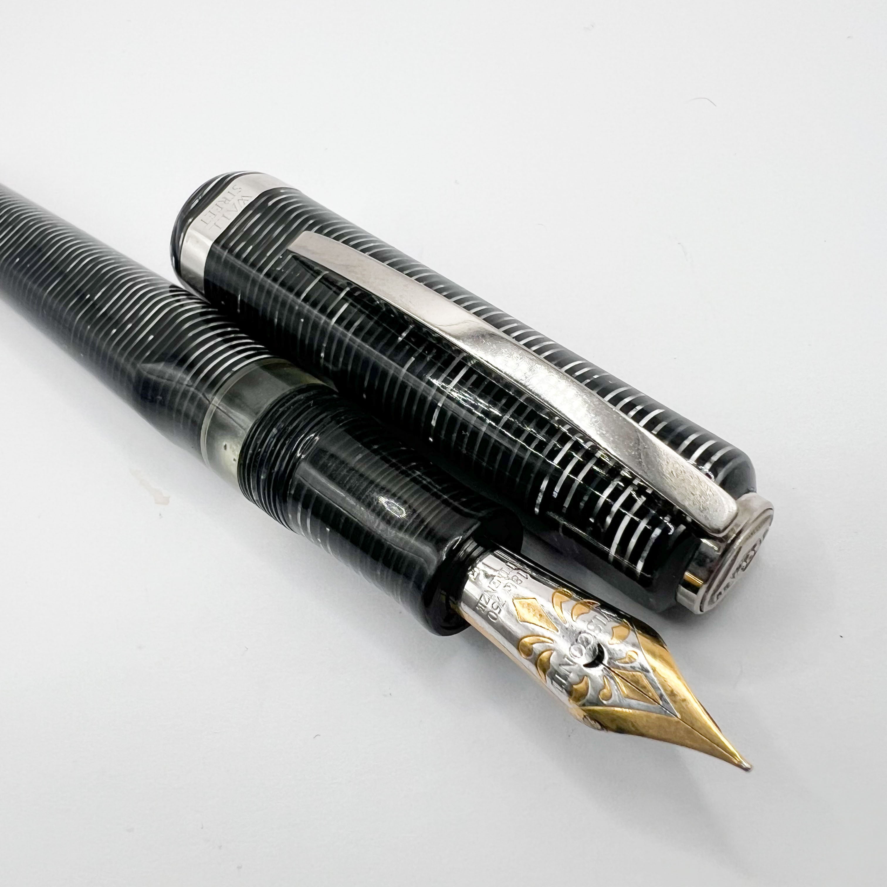 Visconti Oversized Wall Street Limited Edition Glittering Silver