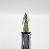 Graf von Faber Castell Classic Ebony Wood Fountain Pen - Medium 18kt Gold Nib