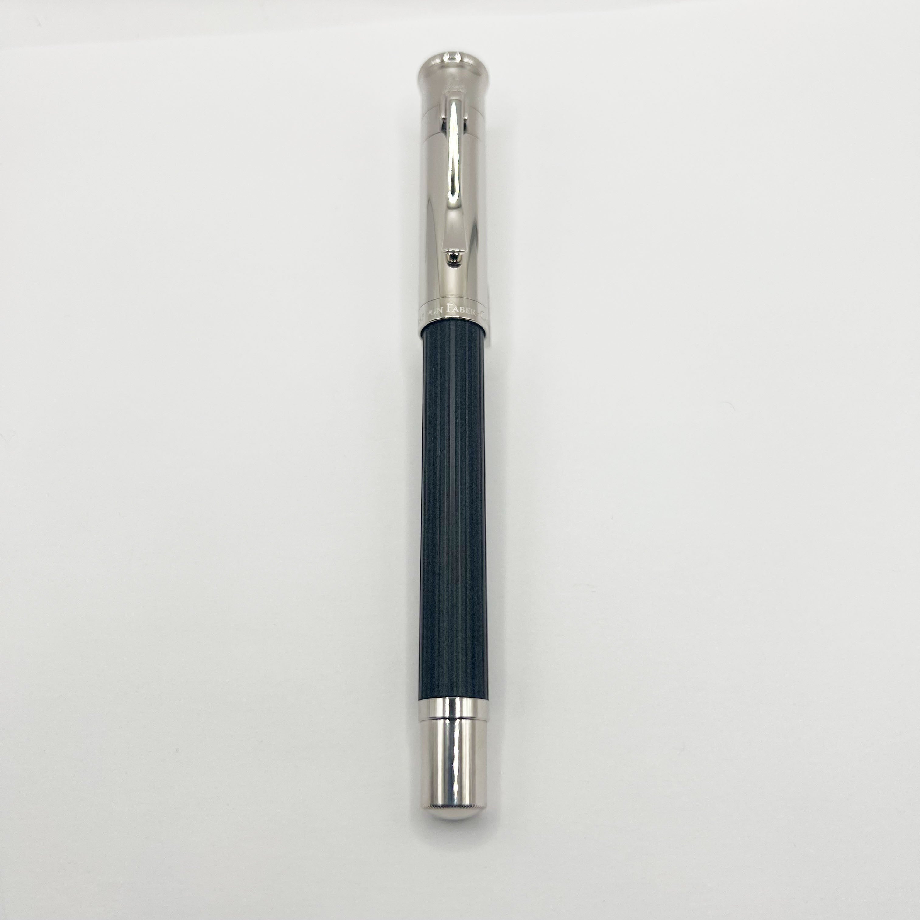 Graf von Faber Castell Classic Ebony Wood Fountain Pen - Medium