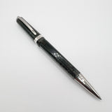 Visconti Wall Street Glittering Gray Striped Celluloid Ballpoint Pen
