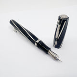 Visconti First Generation Black Divina Oversize Fountain Pen - Flexible Medium 23K Palladium Nib