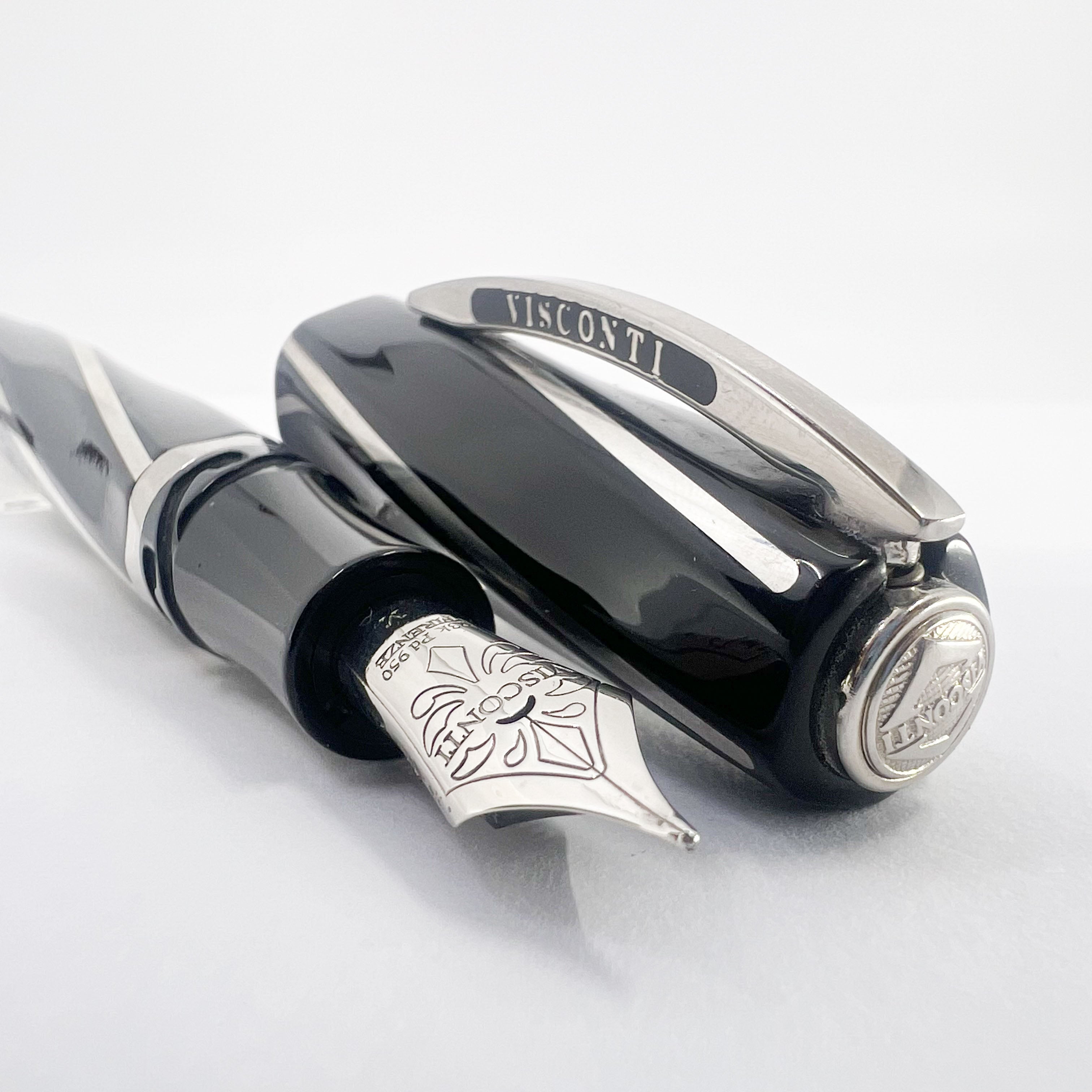 Visconti DIVINA 23K palladium nib 単体 Visconti First Generation Black Divina Oversize Fountain Pen