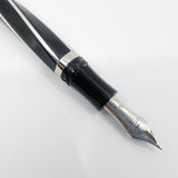 Visconti First Generation Black Divina Oversize Fountain Pen - Flexible Medium 23K Palladium Nib