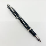 Visconti First Generation Black Divina Oversize Fountain Pen - Flexible Medium 23K Palladium Nib