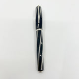 Visconti First Generation Black Divina Oversize Fountain Pen - Flexible Medium 23K Palladium Nib