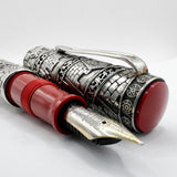 OMAS Jerusalem 3000 Limited Edition Sterling Silver Fountain Pen (1996) - Medium 18kt Gold Nib