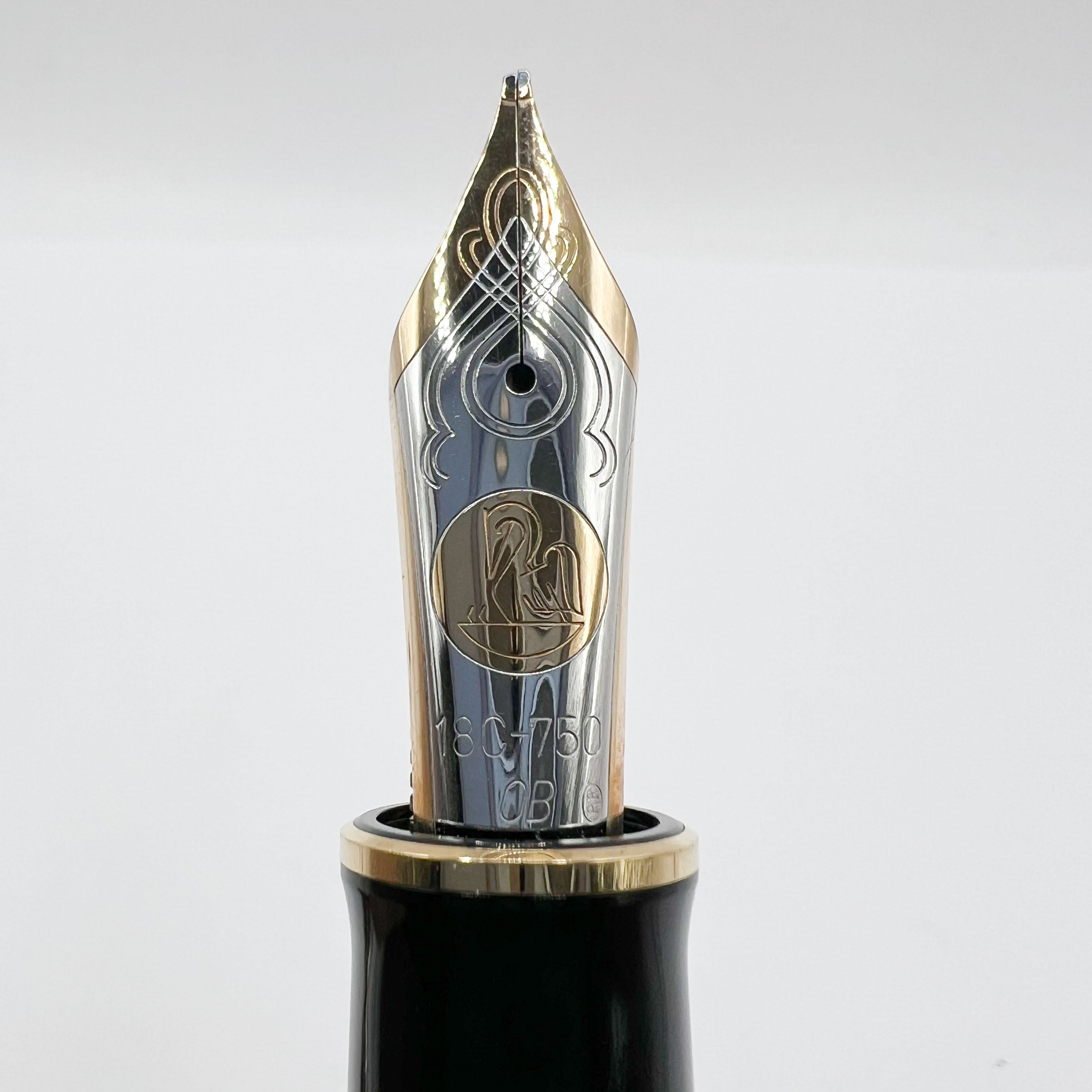 Pelikan M1000 金キャップ(925銀) PF印 3B Pelikan M1000 金キャップ
