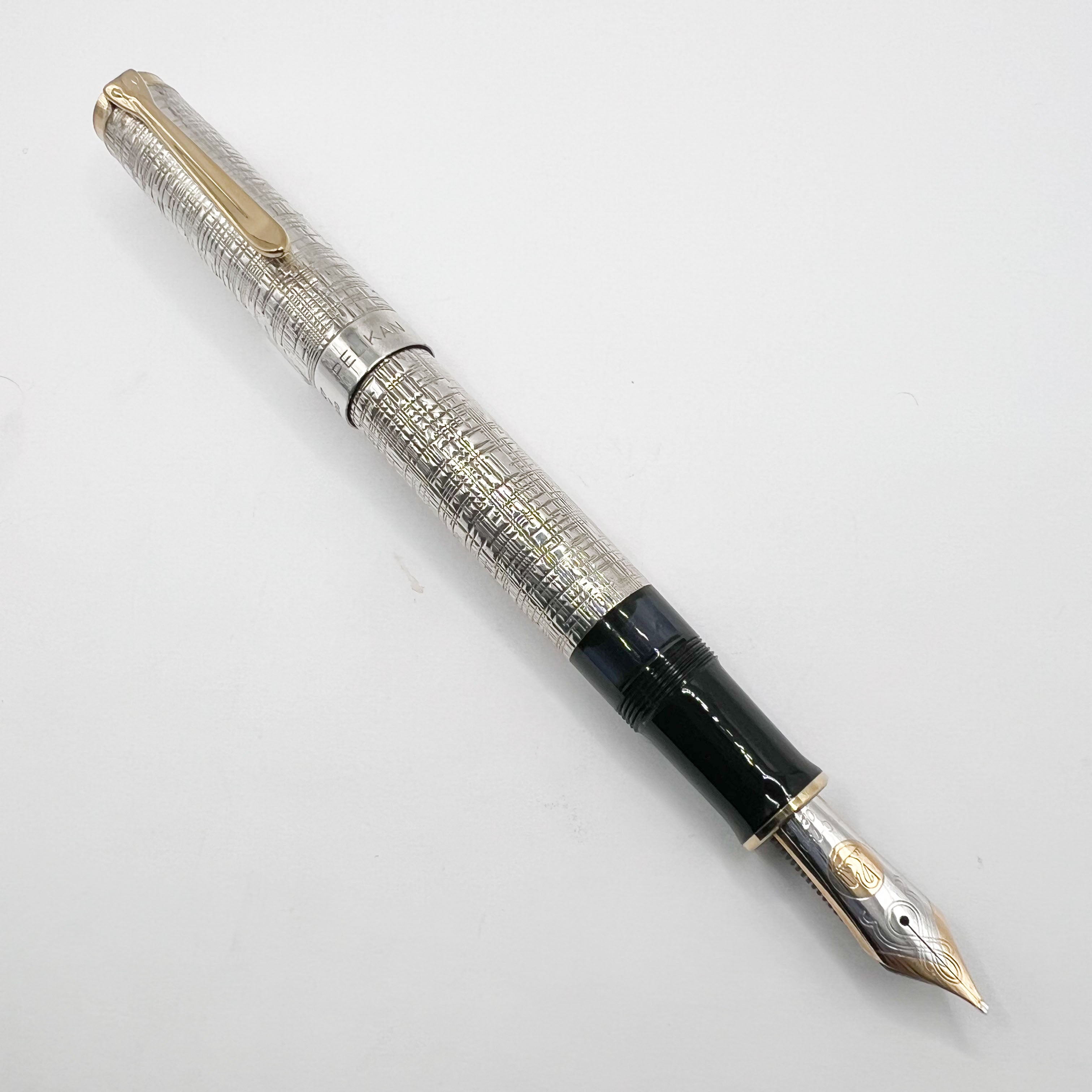 Pelikan M1000 金キャップ(925銀) PF印 3B Pelikan M1000 金キャップ