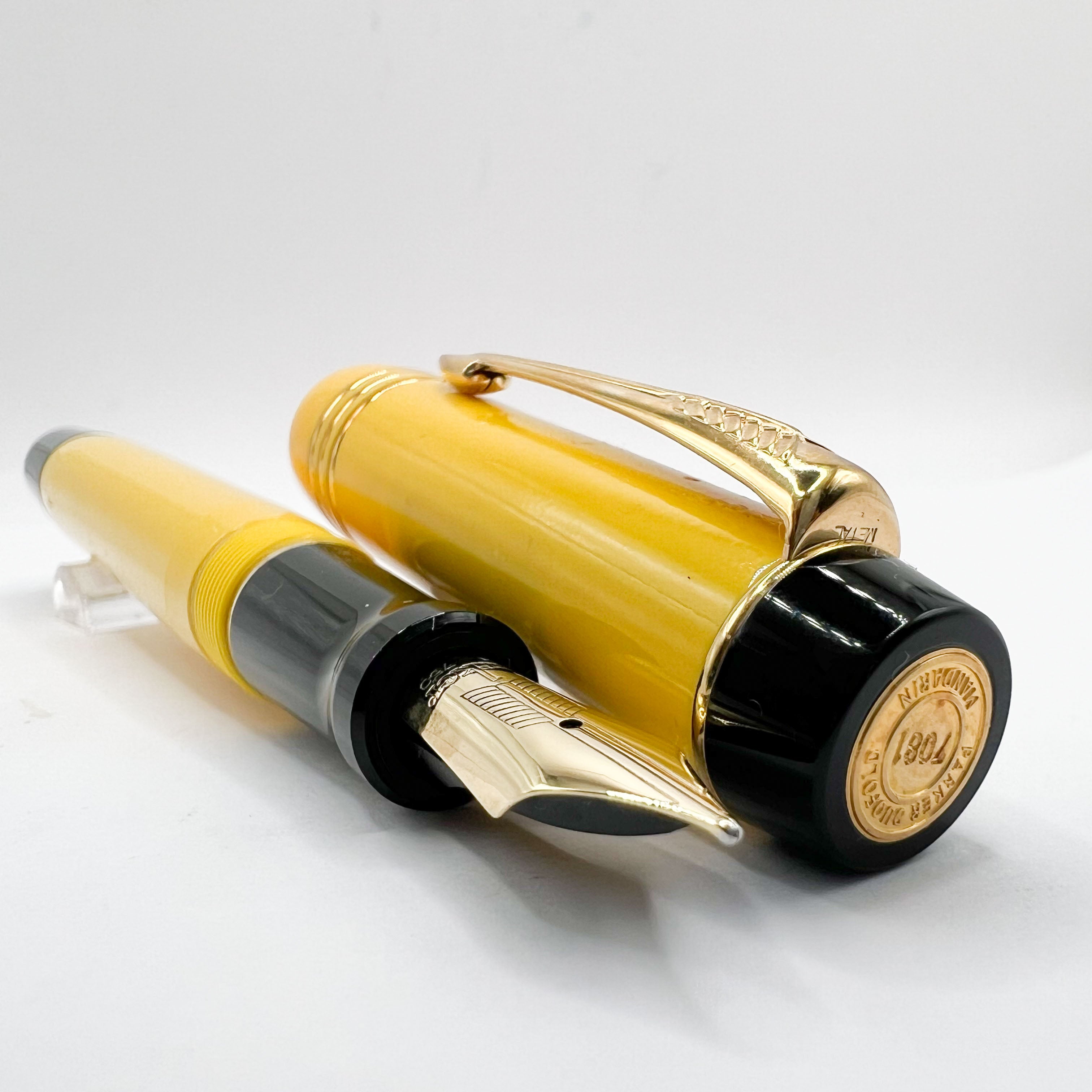 Parker Duofold Centennial Mandarin Yellow Limited Edition Fountain