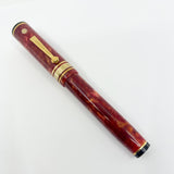 Wahl-Eversharp Decoband Oversize Red Cosmos Fountain Pen - Flexible Medium 14kt Gold Nib