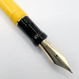 Parker Duofold Centennial Mandarin Yellow Limited Edition Fountain Pen (1995) - Medium 18kt Gold Nib