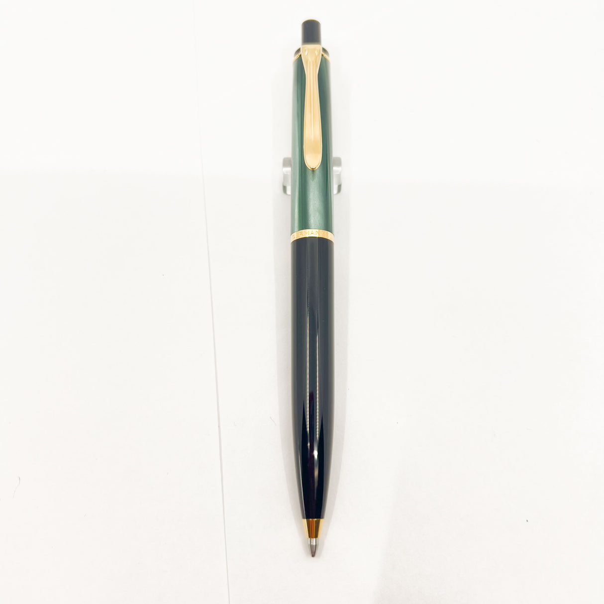 Pelikan K200 Ballpoint Pen - Marbled Green Cap/Black Barrel