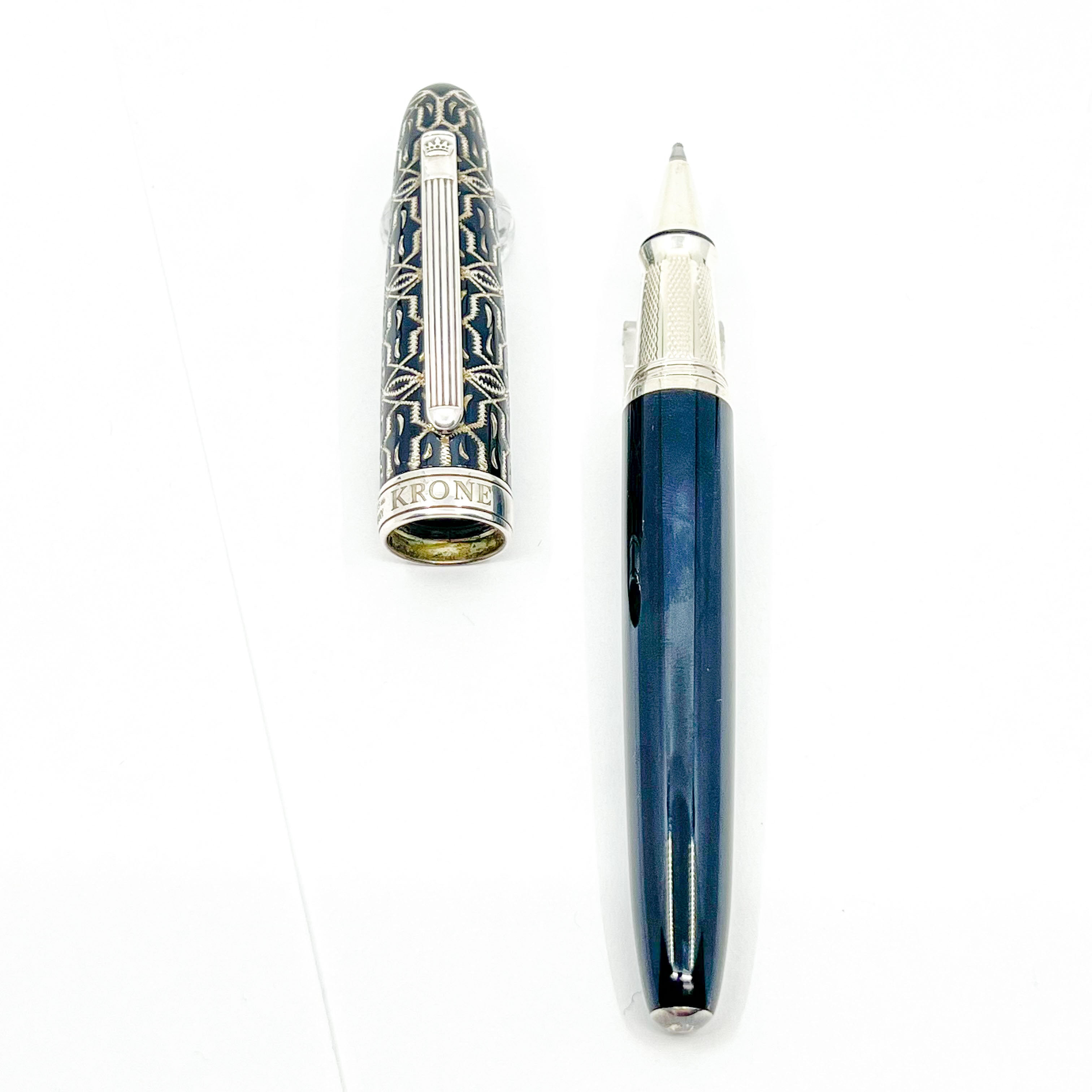 Krone Monarch Sterling Silver & Black Enamel Limited Edition