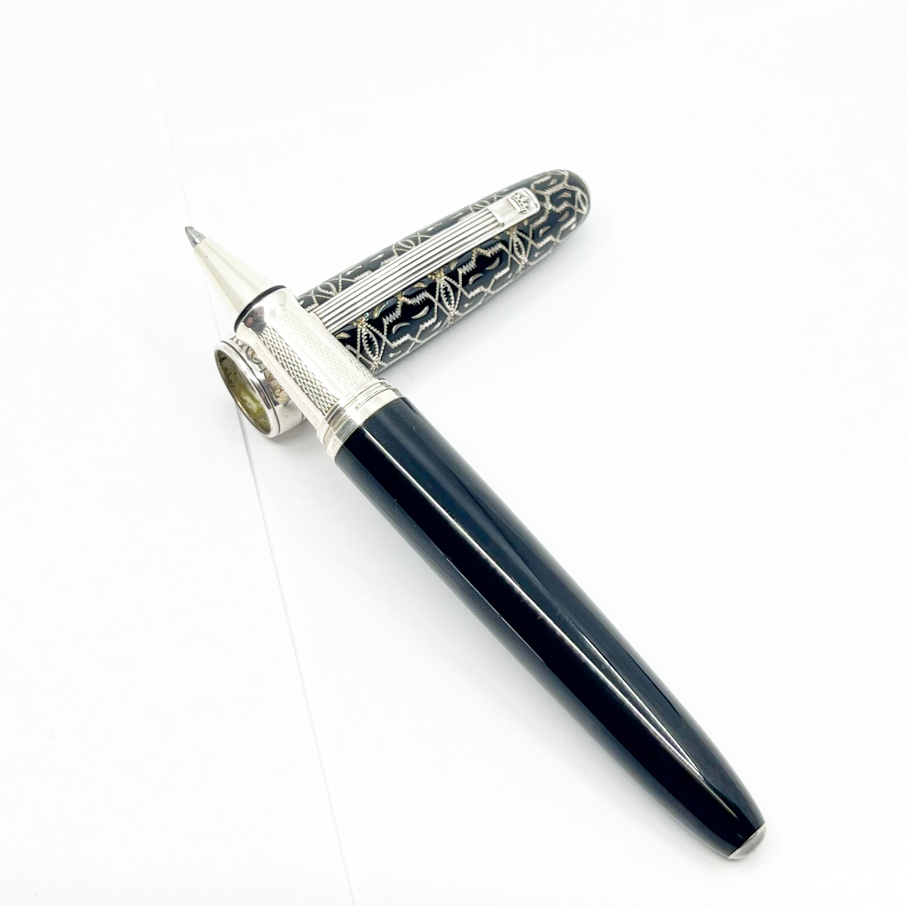 Krone Monarch Sterling Silver & Black Enamel Limited Edition