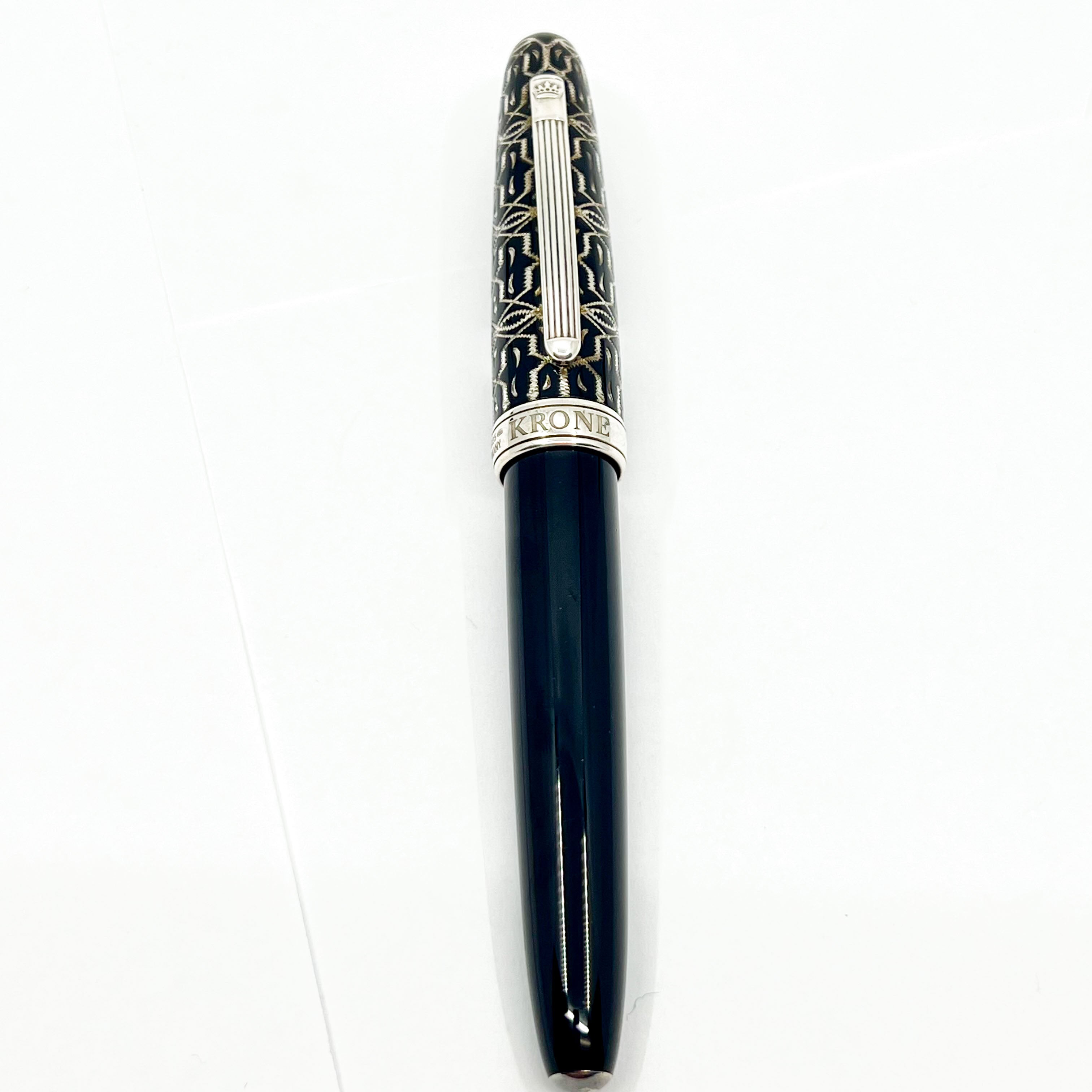 Krone Monarch Sterling Silver & Black Enamel Limited Edition