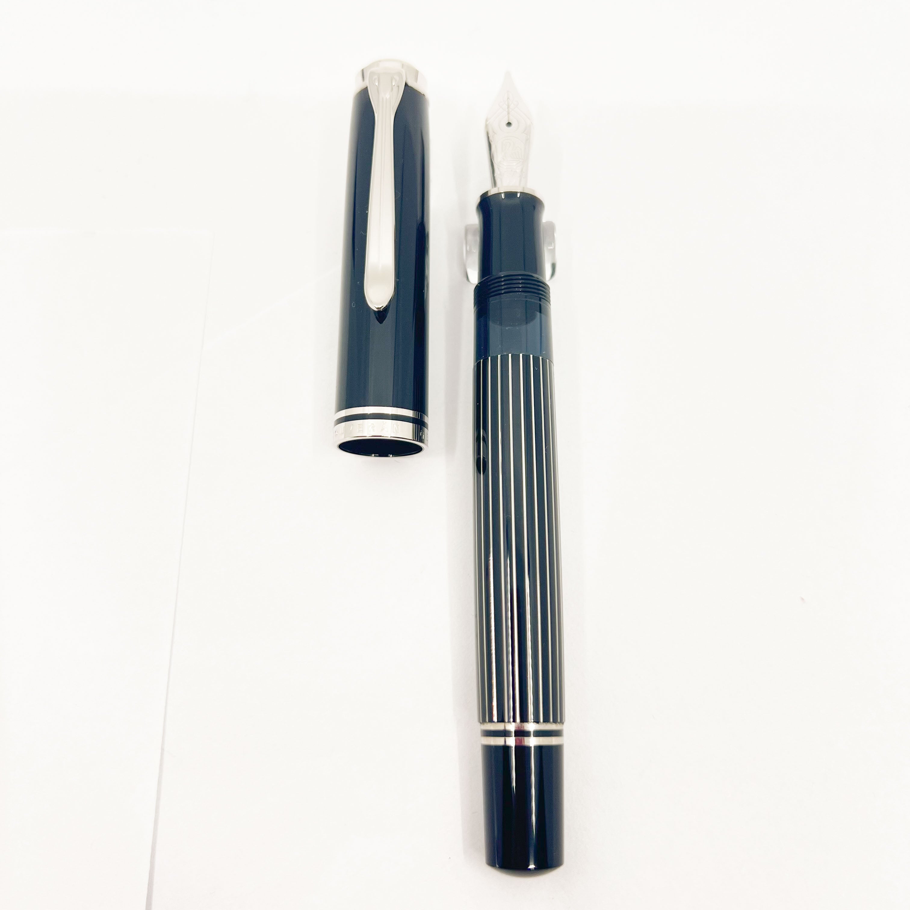 Pelikan M815 Black Metal Striped Fountain Pen – Fountain Pen Hospital