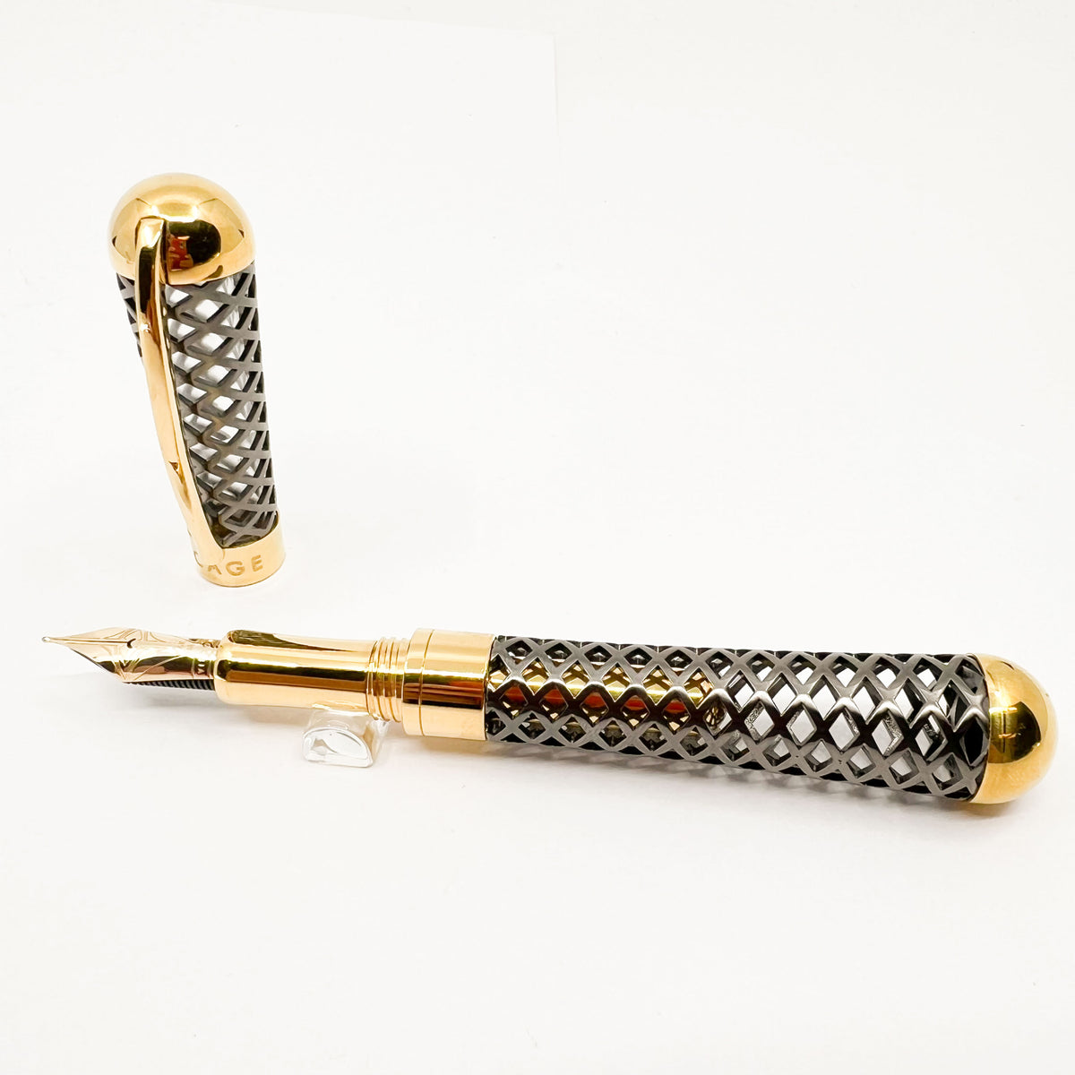 Visconti Black Diamond Cage LE Fountain Pen by Marta Sansoni - Only 50 ...