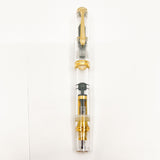 Pelikan M800 Clear Demonstrator Fountain Pen - Gold Plated Trim