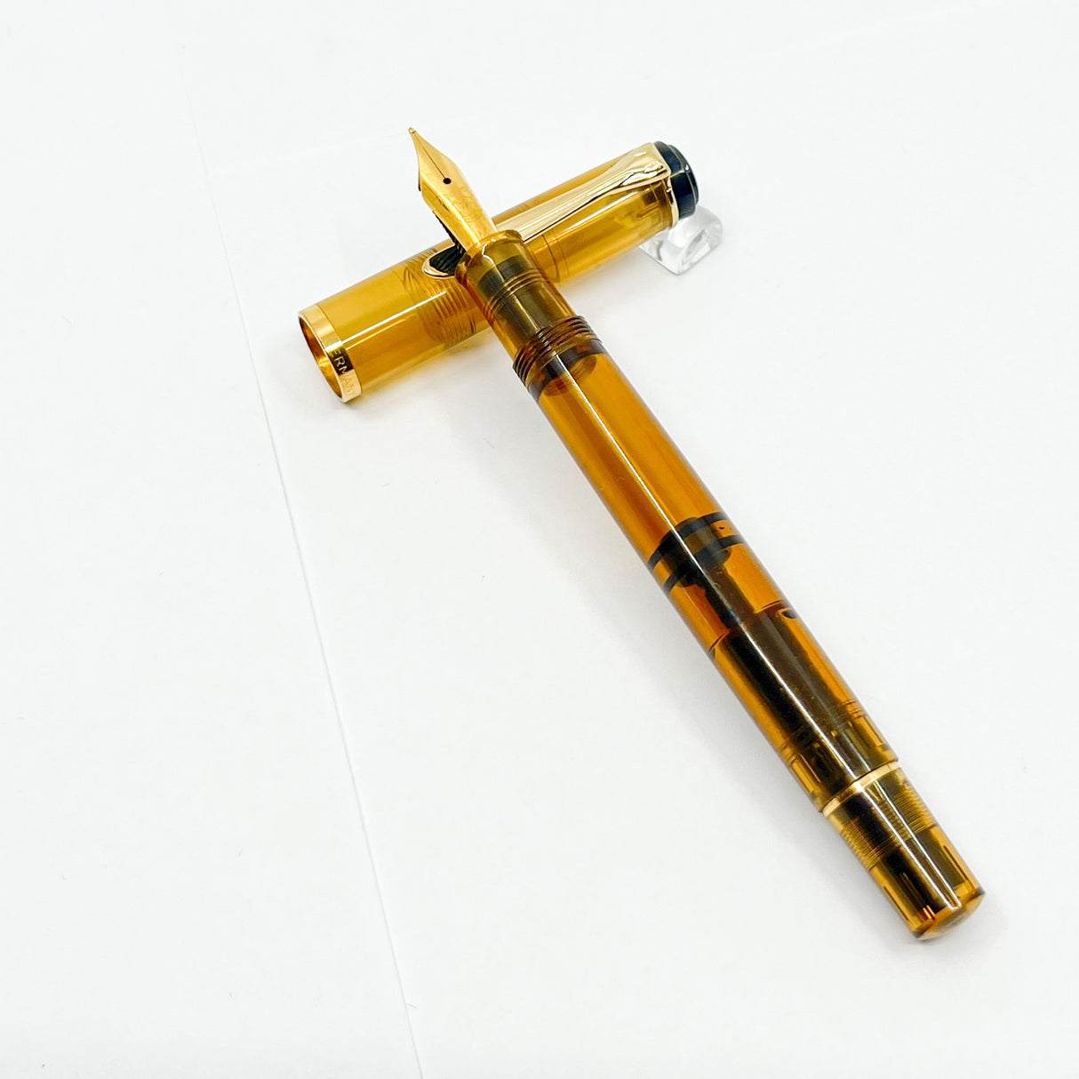 Pelikan M200 Amber Transparent Demonstrator Fountain Pen