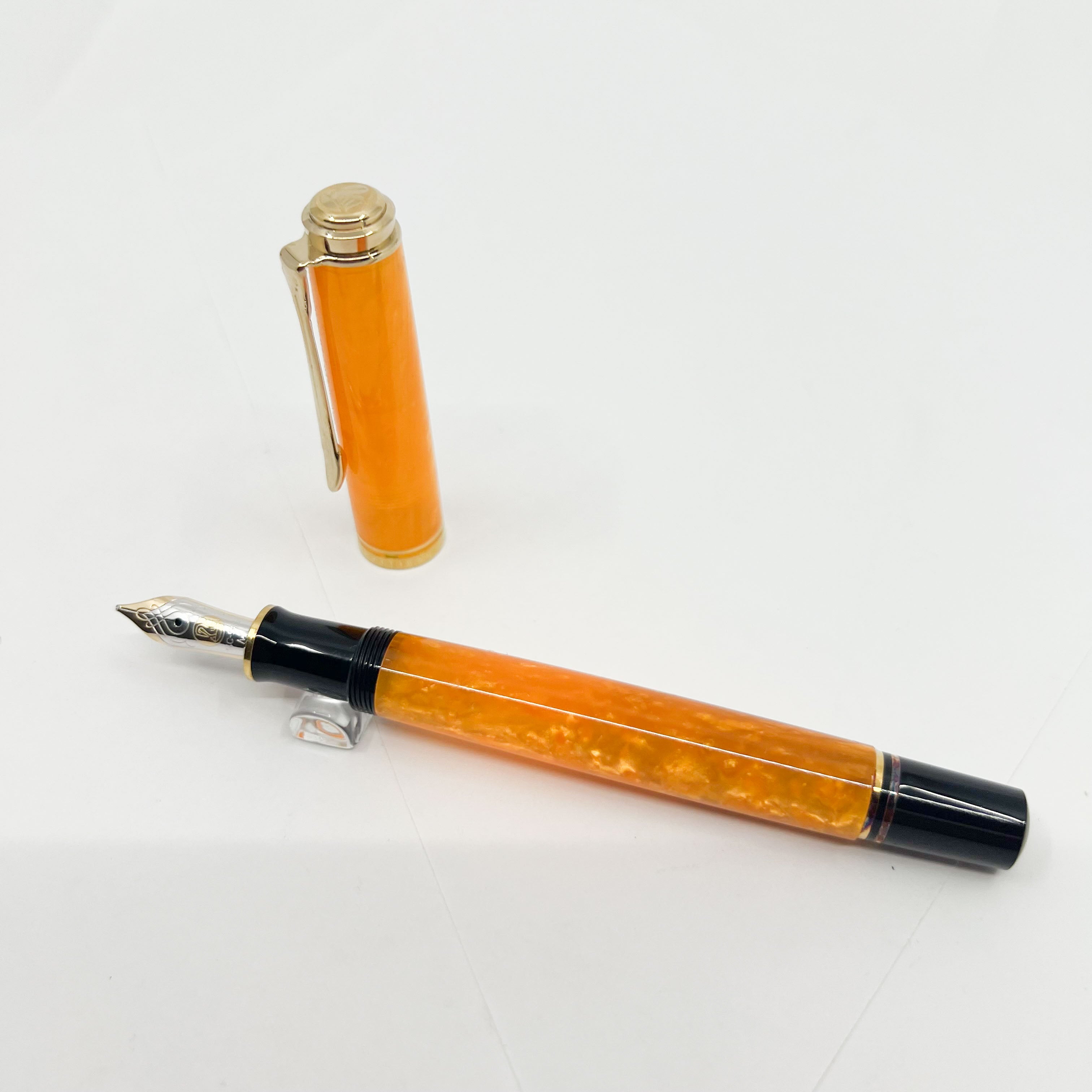 Pelikan M600 Vibrant Orange Fountain Pen – Fountain Pen Hospital