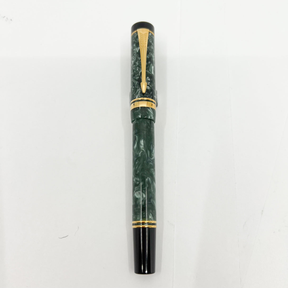 Parker Duofold Marbled Green Rollerball