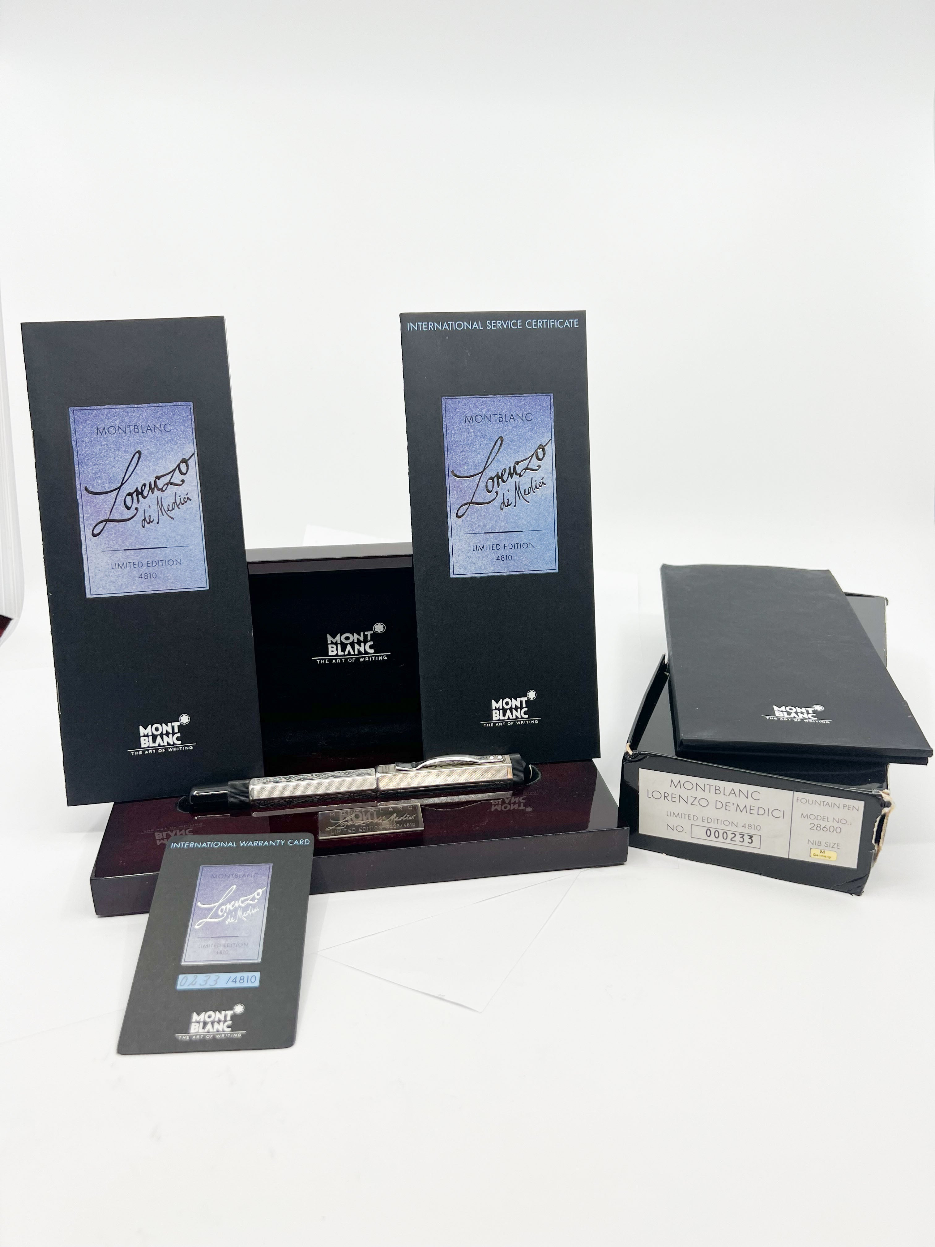 Montblanc Lorenzo de Medici Patron of the Arts Limited Edition