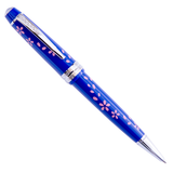 Cross Bailey Light Blue w/Pink Petals - Ballpoint