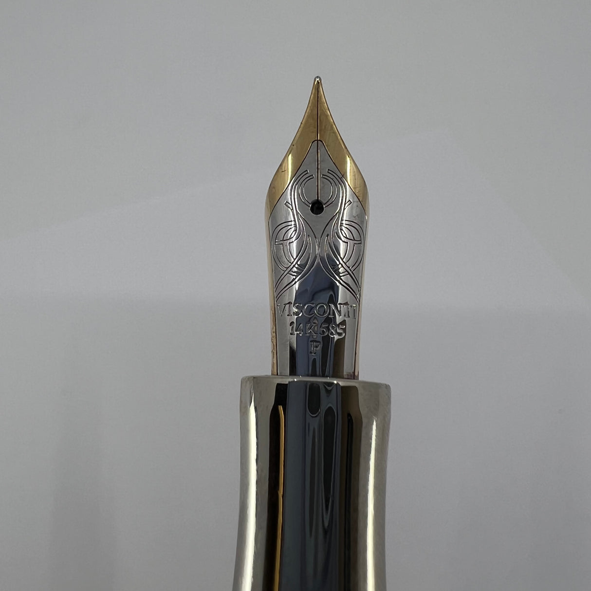 Visconti Amigdala "You & Me" Blue Marbled Limited Edition Fountain Pen  - Fine 14kt Gold  Nib