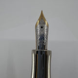 Visconti Amigdala "You & Me" Blue Marbled Limited Edition Fountain Pen  - Fine 14kt Gold  Nib