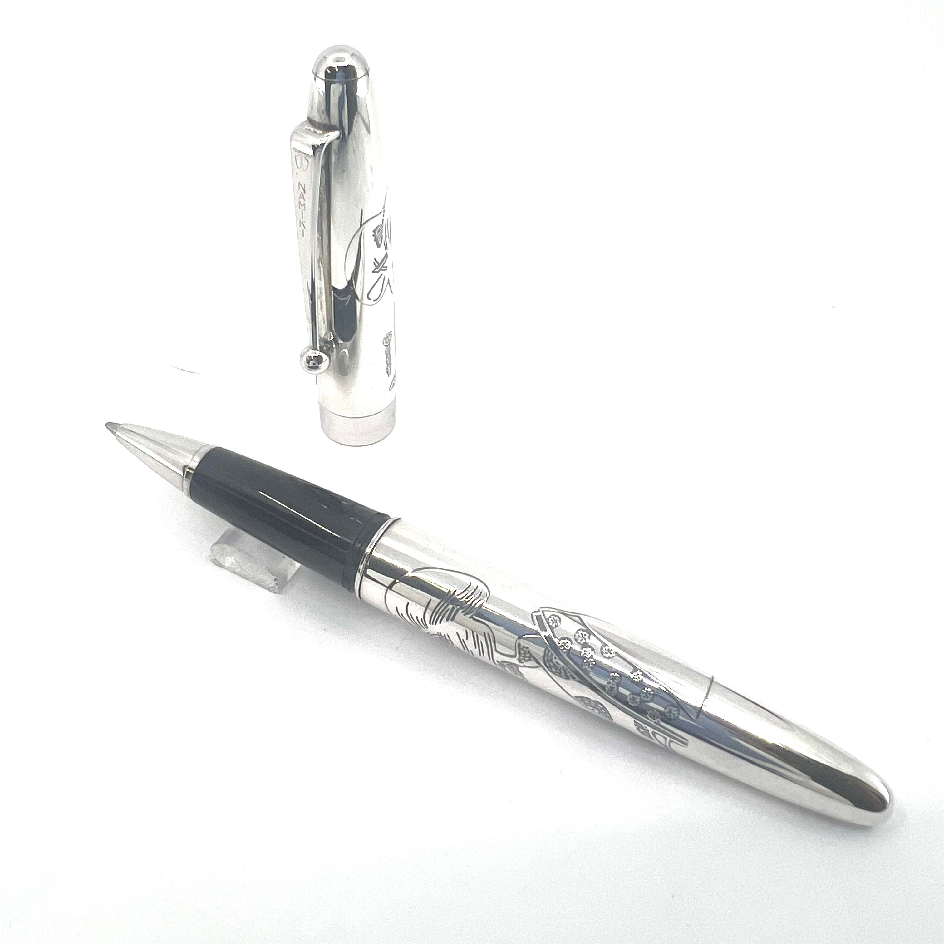 Pilot Namiki Sterling Silver Geisha Rollerball – Fountain Pen Hospital
