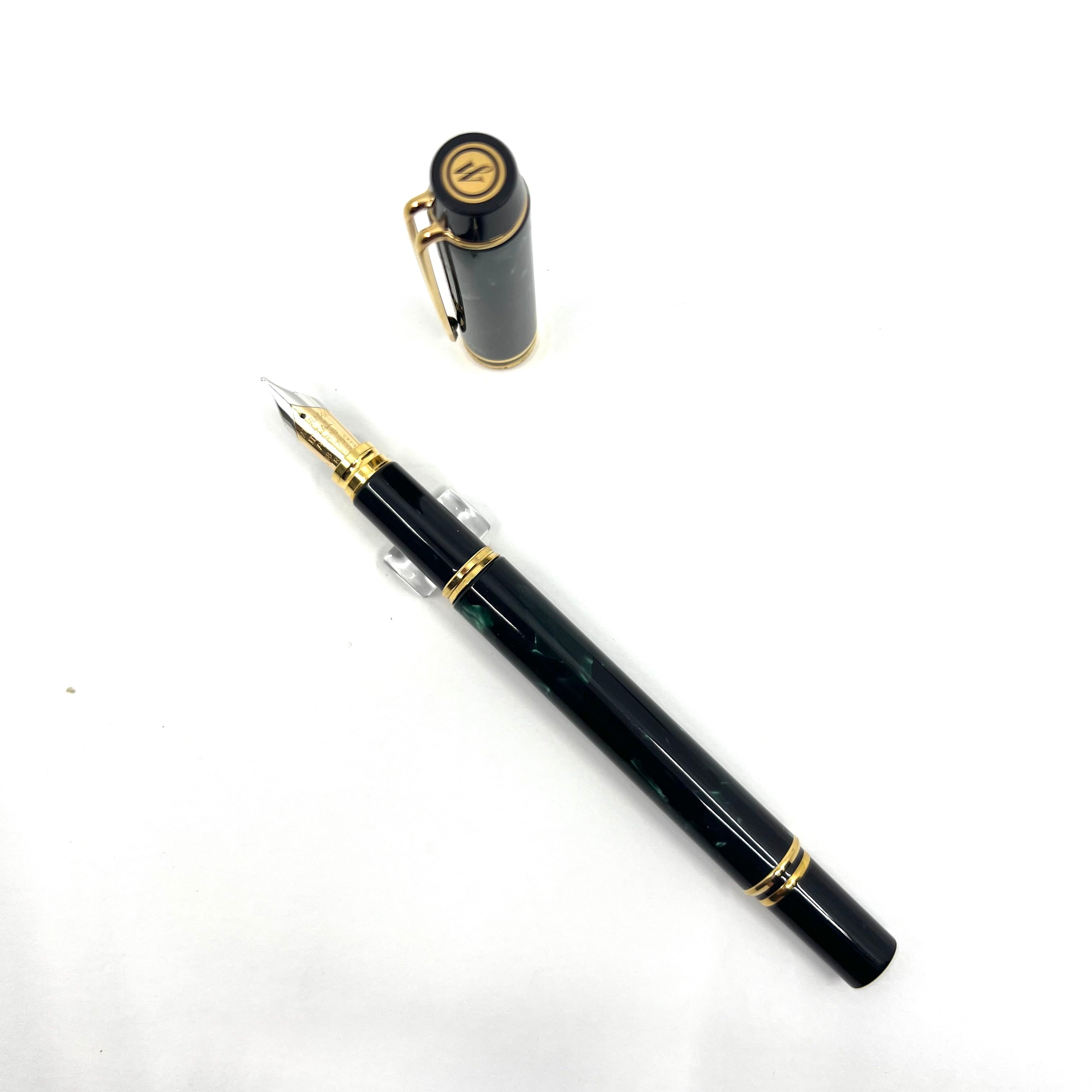 Waterman Rhapsody Le Man Marbled Green Fountain Pen – Fountain Pen