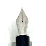 Caran D'ache LeMan Bi-Coleur Fountain Pen - Rhodium Plated Fluted Cap/Pink Lacquered Barrel