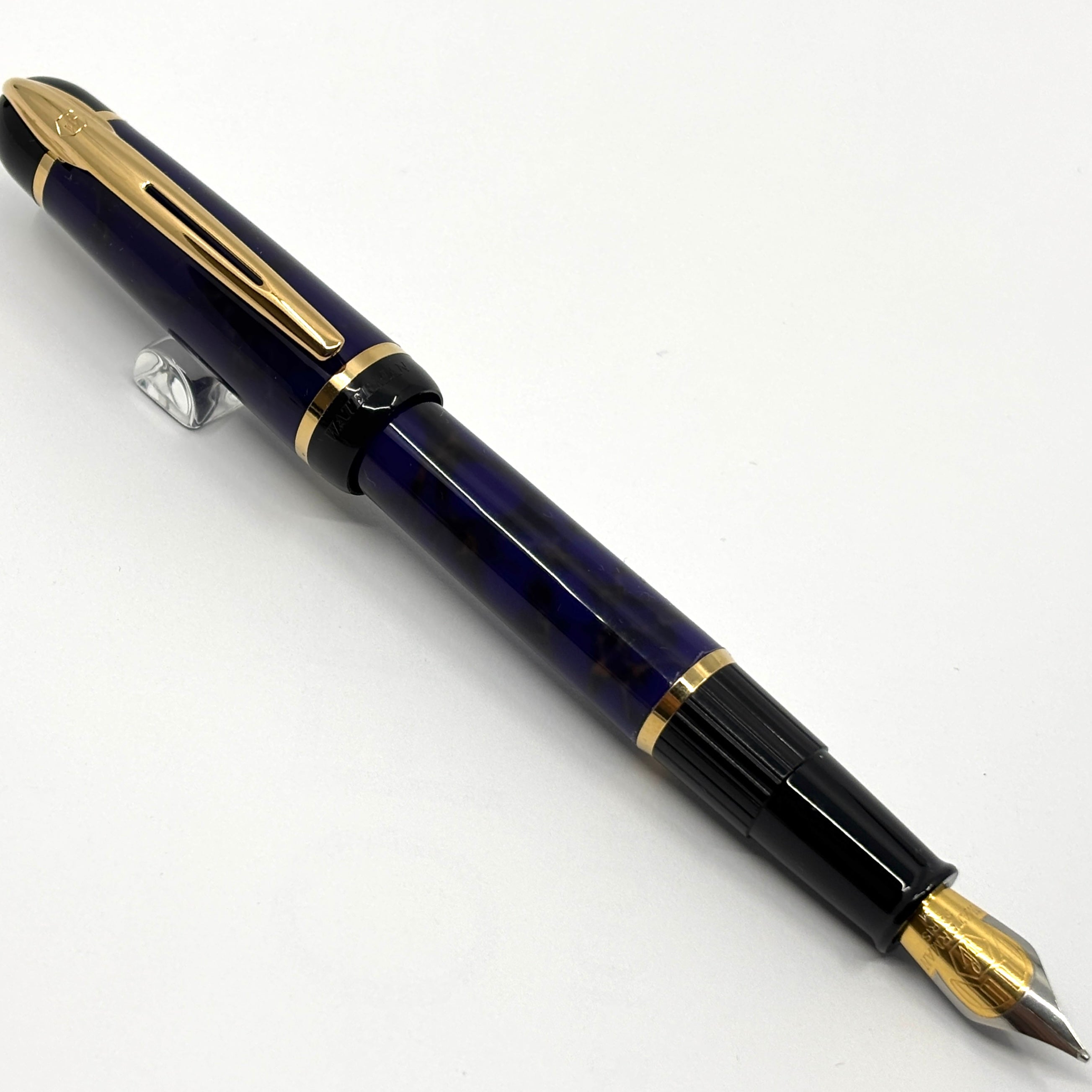 Waterman Phileas Purplish/Blue Marble (First Generation) Fountain