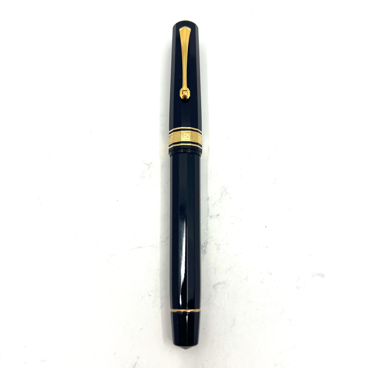 Omas Paragon  Mid-Size Navy Blue Facetted Fountain Pen