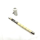 Graf von Faber-Castell Ivory Resin Classic Anello Fountain  Pen