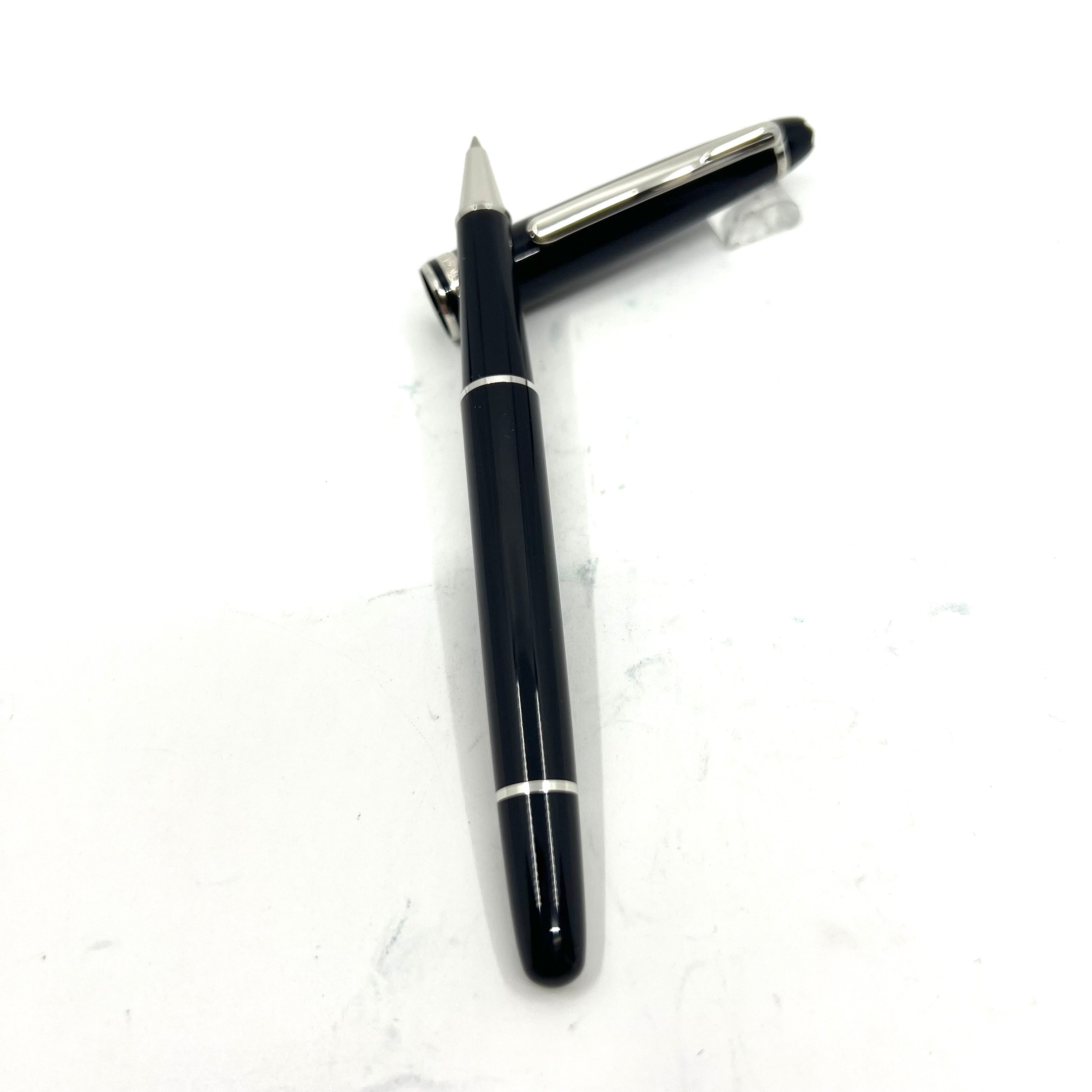 Montblanc Meisterstuck P163 Platinum Trim Rollerball – Fountain