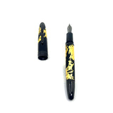 Montblanc Meisterstuck Calligraphy Gold Leaf Solitaire LeGrand  Special Edition Fountain Pen - Semi-Flex Fine 18kt Gold Nib